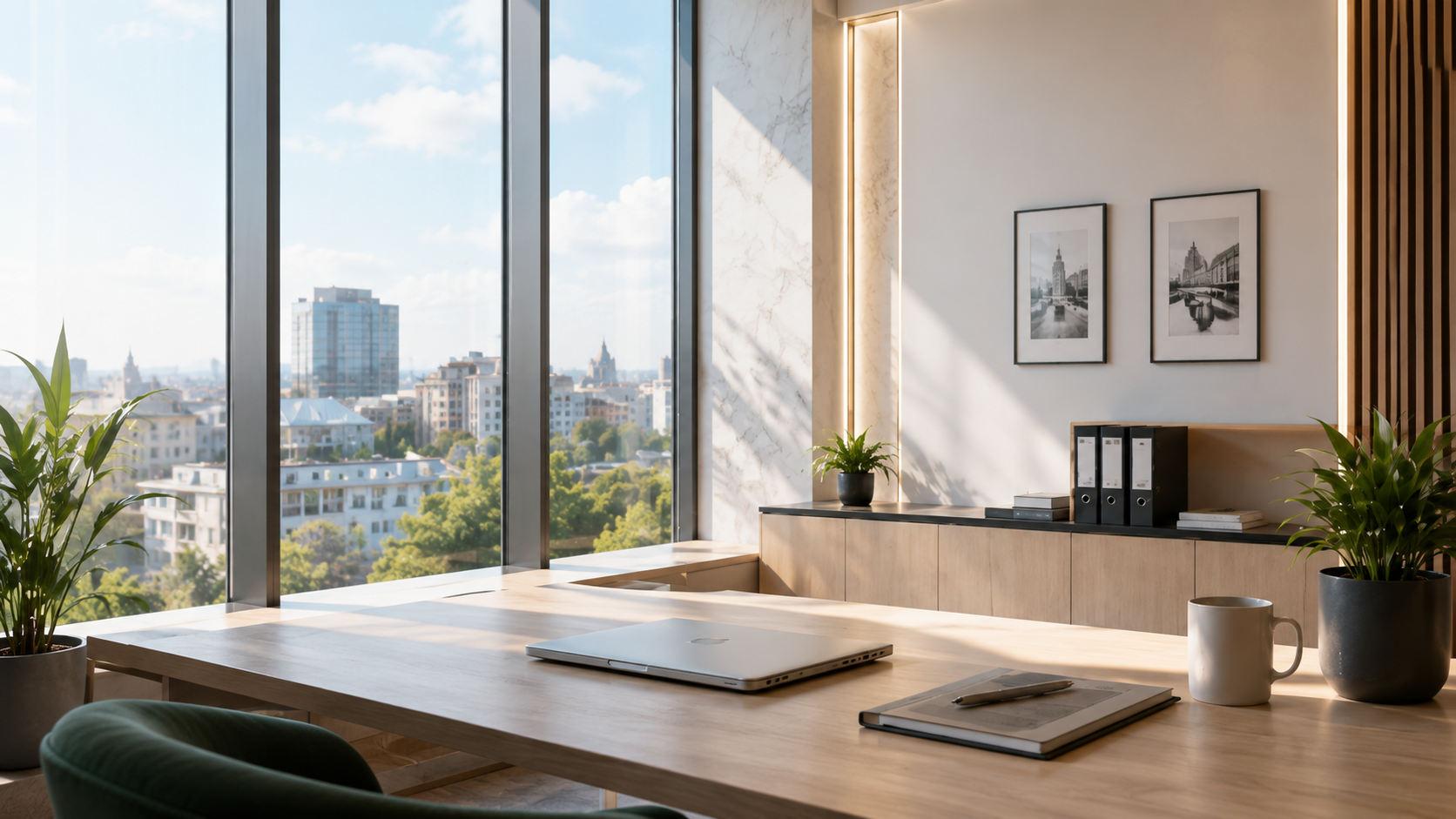 OneCo Ingatlan Kft. prémium irodai tárgyaló panorámaablakkal